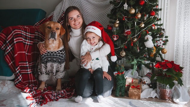 Beneficios de una sesión de fotos navideñas con tus animales de compañía